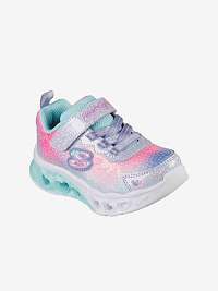 Svetloružové dievčenské tenisky Skechers