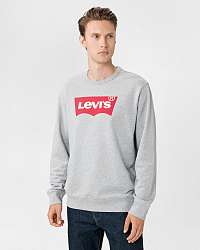 Svetlošedá pánska žíhaná mikina Levi's®