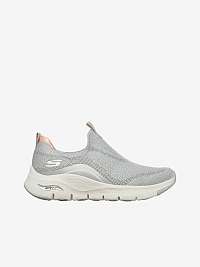 Svetlošedé dámske tenisky Skechers