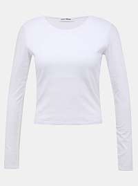 Tally Weijl biely basic crop top