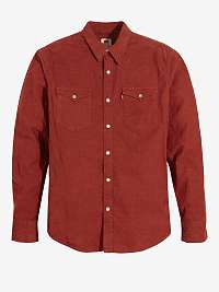 Tehlová pánska košeľa s vreckami Levi's® Barstow Western