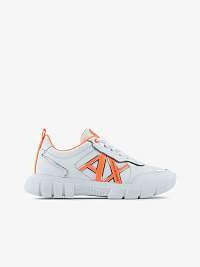 Tenisky pre ženy Armani Exchange - biela, oranžová