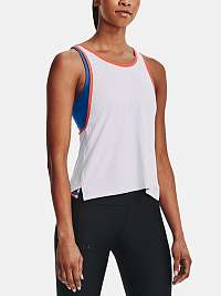 Tielko Under Armour 2 in 1 Knockout Tank - biela