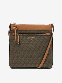 Tmavě hnědá crossbody kabelka Michael Kors 