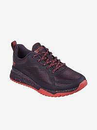 Tmavo fialové dámske tenisky Skechers