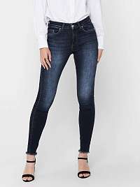 Tmavo modré skinny fit džínsy ONLY Blush