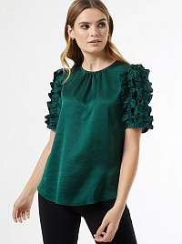 Tmavo zelená blúzka Dorothy Perkins