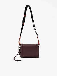 Tmavohnedá dámska crossbody kabelka Diesel