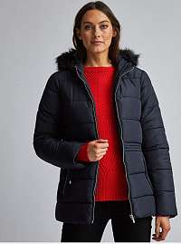 Tmavomodrá prešívaná bunda Dorothy Perkins