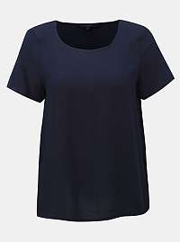 Tmavomodré basic tričko VERO MODA Simply