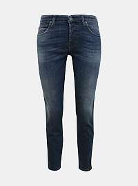 Tmavomodré dámske slim fit rifle Diesel