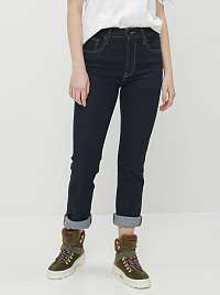 Tmavomodré dámske straight fit rifle Levi's 724