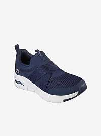 Tmavomodré dámske tenisky Skechers Arch Fit