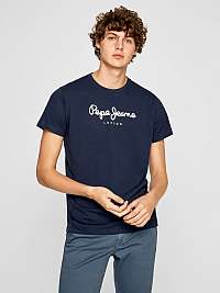 Tmavomodré pánske tričko Pepe Jeans Eggo