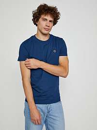 Tmavomodré pánske tričko Pepe Jeans Wallace