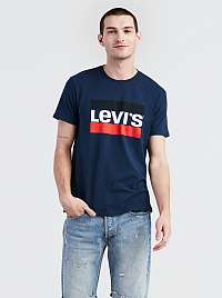 Tmavomodré pánske tričko s potlačou Levi's®