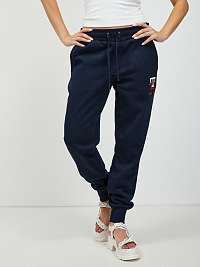 Tmavomodré unisex tepláky Tommy Hilfiger