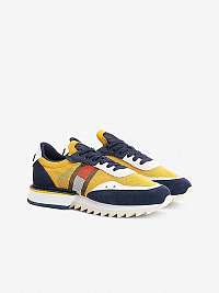 Tmavomodro-žlté pánske tenisky Tommy Hilfiger