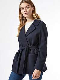 Tmavomodrý krátky kabát Dorothy Perkins