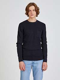Tmavomodrý pánsky sveter Salsa Jeans