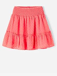 Tmavoružová dievčenská vzorovaná sukňa s názvom Hiddo