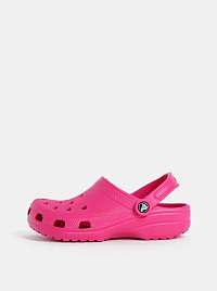 Tmavoružové dámske šľapky Crocs Classic Clog