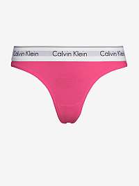 Tmavoružové dámske tangá Calvin Klein