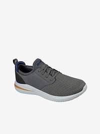 Tmavošedé pánske tenisky Skechers