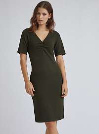 Tmavozelené puzdrové šaty Dorothy Perkins