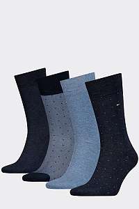 Tommy Hilfiger 4 pack pánske ponožiek TH Men Mixed Dots Giftbox 4P --46