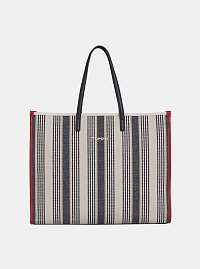 Tommy Hilfiger béžová pruhovaná taška