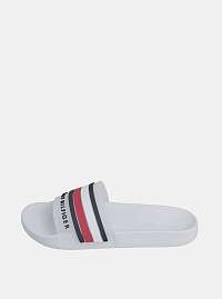Tommy Hilfiger biele pánske šľapky