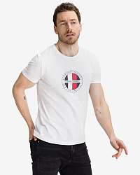Tommy Hilfiger biele pánske tričko Circular Logo