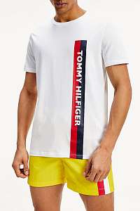 Tommy Hilfiger biele pánske tričko Crew Neck Tee