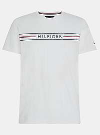 Tommy Hilfiger biele pánske tričko s logom