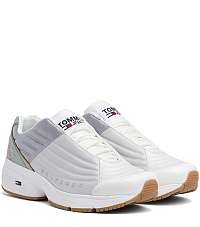 Tommy Hilfiger biele tenisky na platforme WMN Heritage Tommy Jeans Sneaker Drizzle