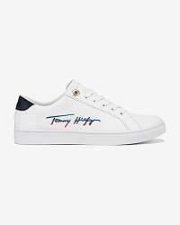 Tommy Hilfiger biele tenisky Signature Capsule