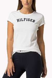 Tommy Hilfiger biele tričko Tee Print