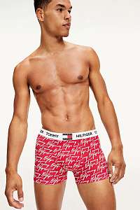 Tommy Hilfiger červené boxerky Trunk Print
