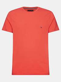 Tommy Hilfiger červené pánske basic tričko