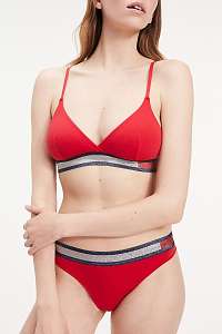 Tommy Hilfiger červené podprsenka Triangle Bra