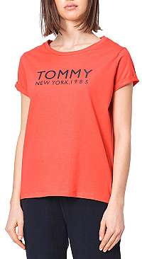 Tommy Hilfiger červené tričko SN TEE SS - L