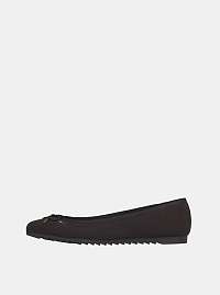 Tommy Hilfiger čierne balerínky