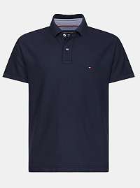 Tommy Hilfiger čierne pánske basic polo tričko