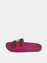 Tommy Hilfiger dámske fuchsiové šľapky