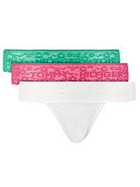 Tommy Hilfiger farebné 3 pack táng 3P Thong