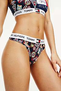 Tommy Hilfiger farebné tangá Thong Print