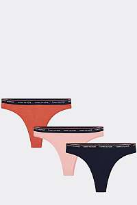 Tommy Hilfiger farebný 3 pack táng 3P Thong