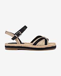 Tommy Hilfiger hnedé sandále Artisanal Flat