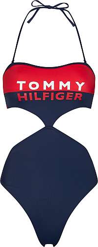 Tommy Hilfiger jednodielne plavky Cheeky Cut Out One-Piece